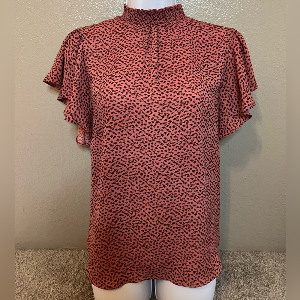 Apt 9 Patterned Victorian Blouse - image 1